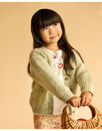 Fox & Finch Orchard Bloom Pointelle Cardigan 3-7