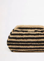 Seafolly Raffia Stripe Pouch Bag