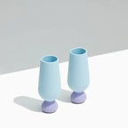 STYLD Unbreakable Silicone Bubble Champagne Flute Set (2 pcs)