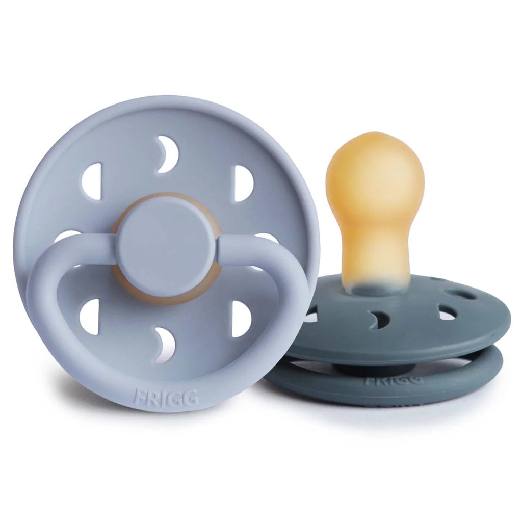 Frigg Moon Pacifier 2 Pack Latex - Assorted Colours