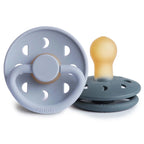 Frigg Moon Pacifier 2 Pack Latex - Assorted Colours