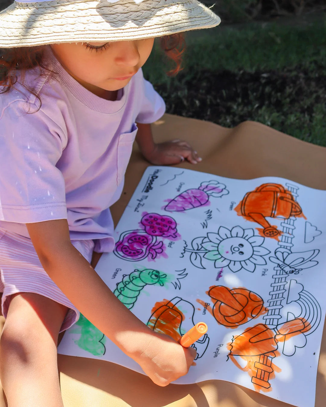 Hey Doodle My First Colours Colouring & Doodle Mat