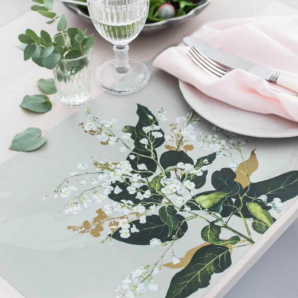 Bell Art Dining Placemats White Collection