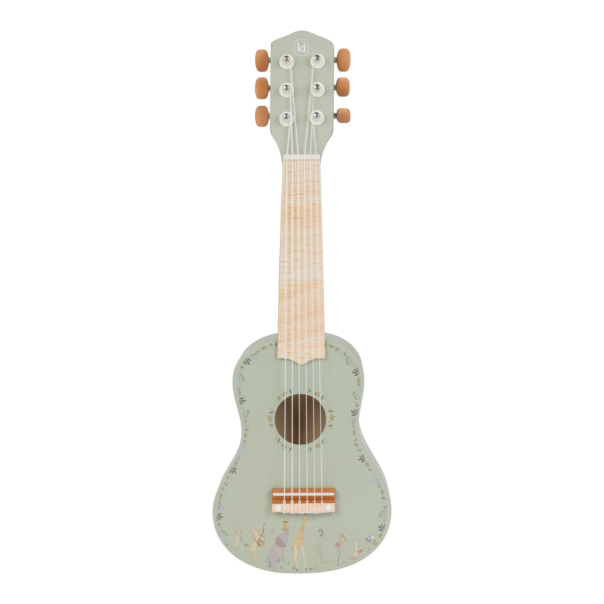 Little Dutch Safari Friends Wooden Guitar
