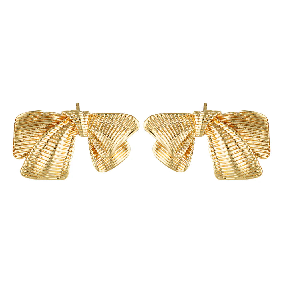 GIMME- Zara Bow Earrings (Gold & Silver)