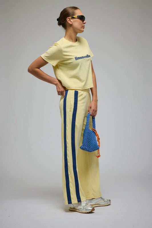 Araminta James Voyage Terry Pant Lemon Cream