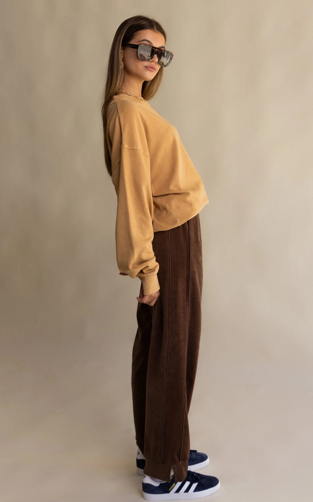 Araminta James  C'est Bon Sweatshirt Ecru