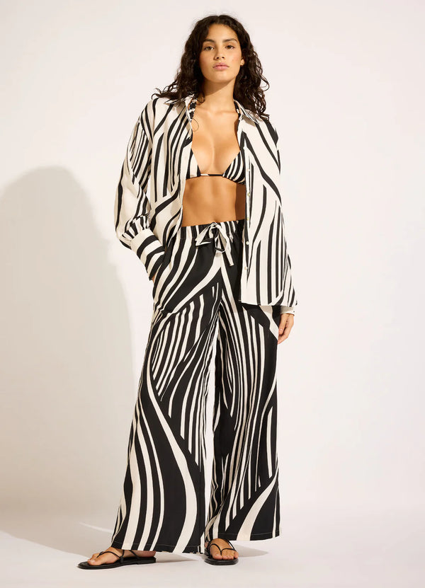 Seafolly Coastline Button Up Top