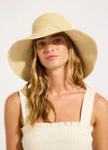 Seafolly - Aurora Packable Hat - Natural