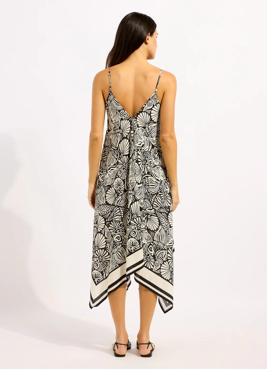 Seafolly C Shells Scarf Midi Dress