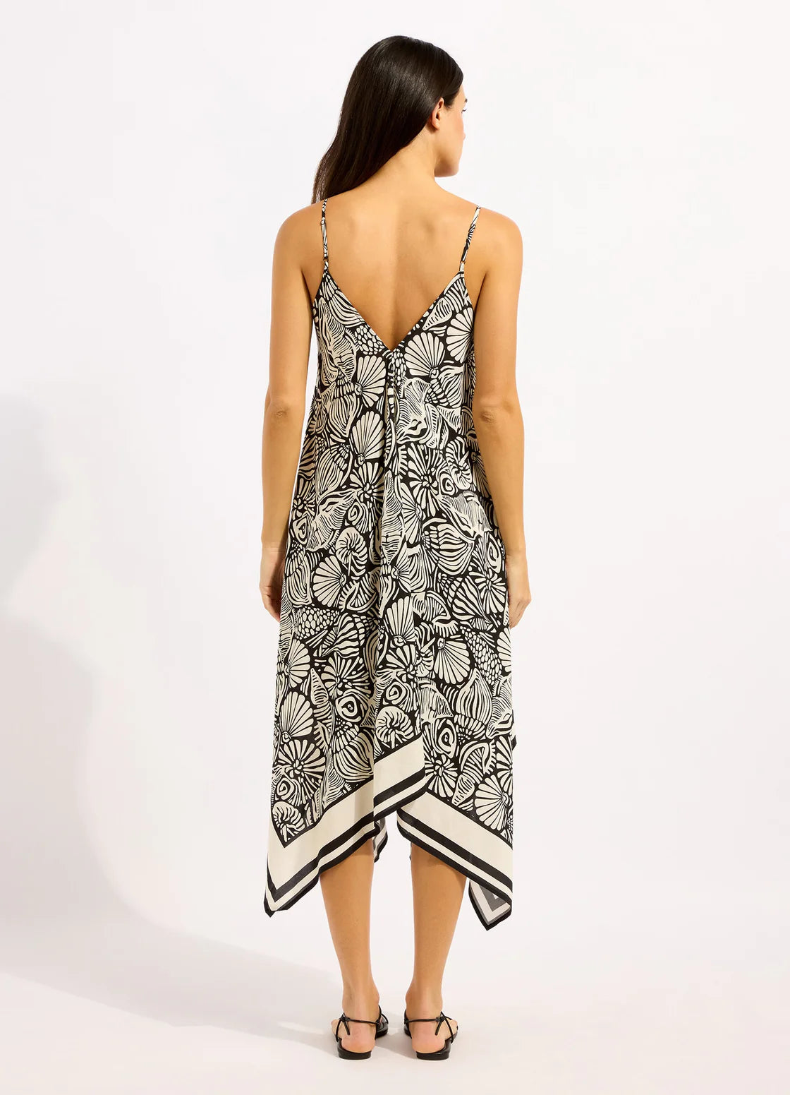 Seafolly C Shells Scarf Midi Dress
