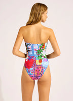 Seafolly La Boca DD Bandeau One Piece Swimsuit