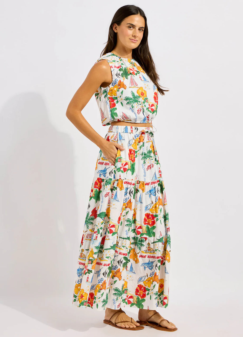 SEAFOLLY - Tiered Maxi Skirt - Viva Vacation