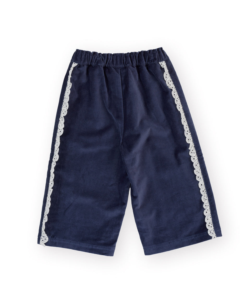 Goldie + Ace Velour Broderie Wide Leg Pant