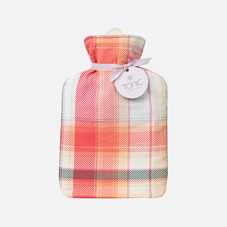 Tonic Australia Small Hot Water Bottle - Flannel Check