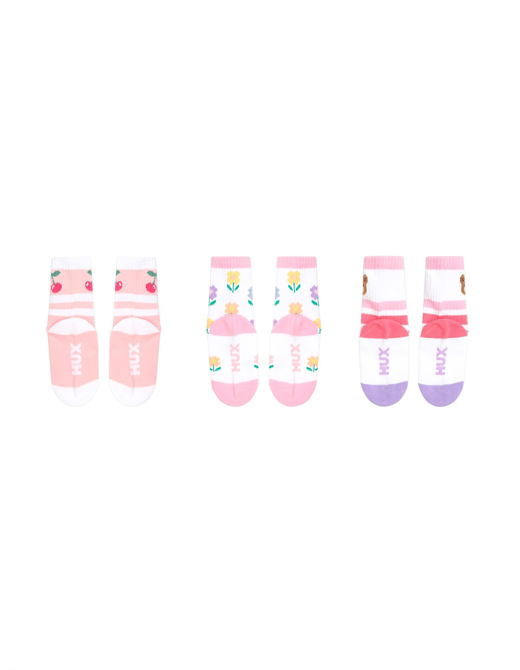 Huxbaby - 3PK Girls Sport Socks
