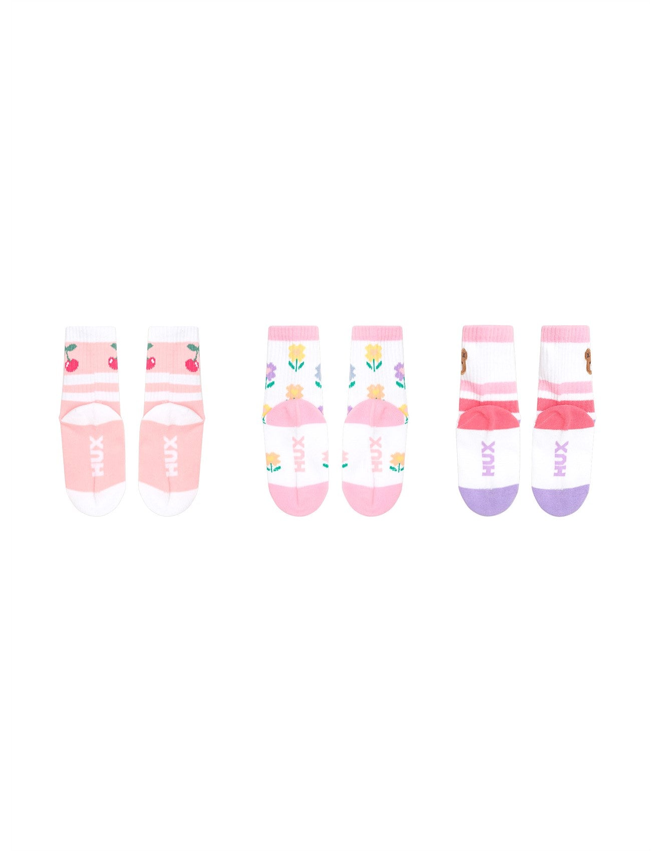 Huxbaby - 3PK Girls Sport Socks