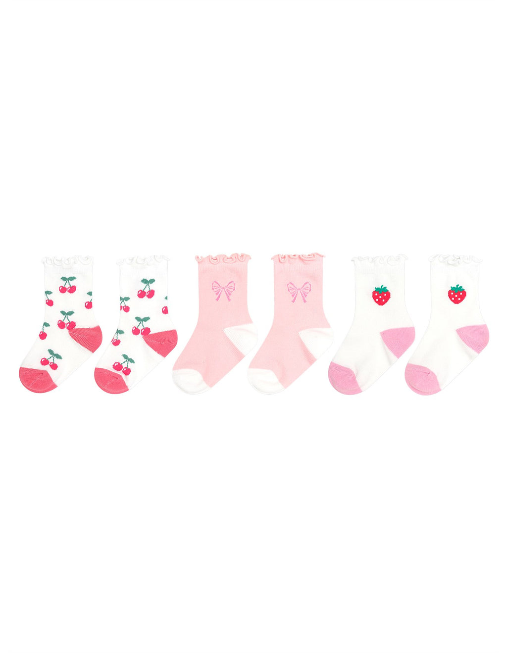 Huxbaby - 3PK Girls Frill Socks
