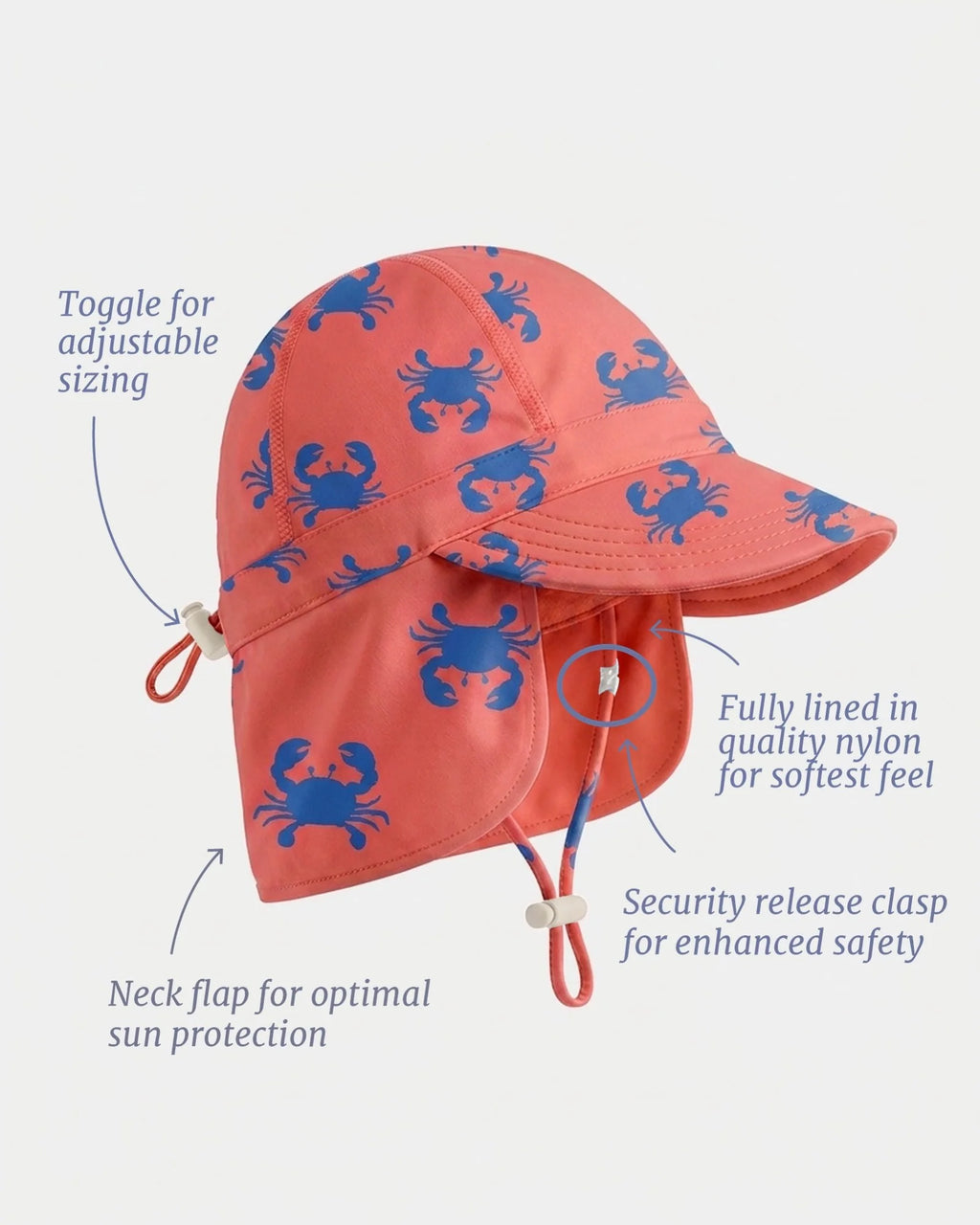Toshi Pirate Swim Flap Cap