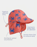 Toshi Pirate Swim Flap Cap