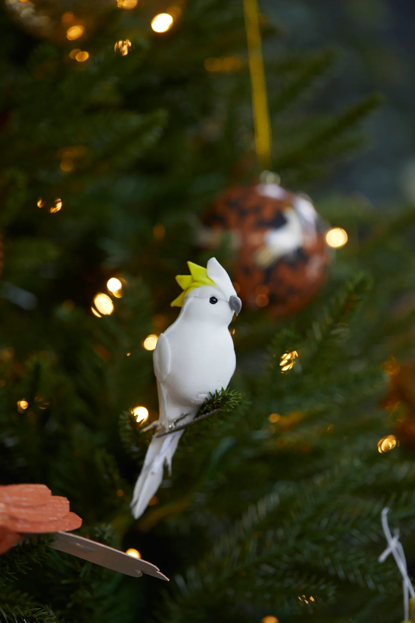 Holly & Ivy - Yellow Cockatoo Clip Bird