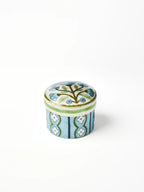 Jones & Co Samira Short Box Blue Flower