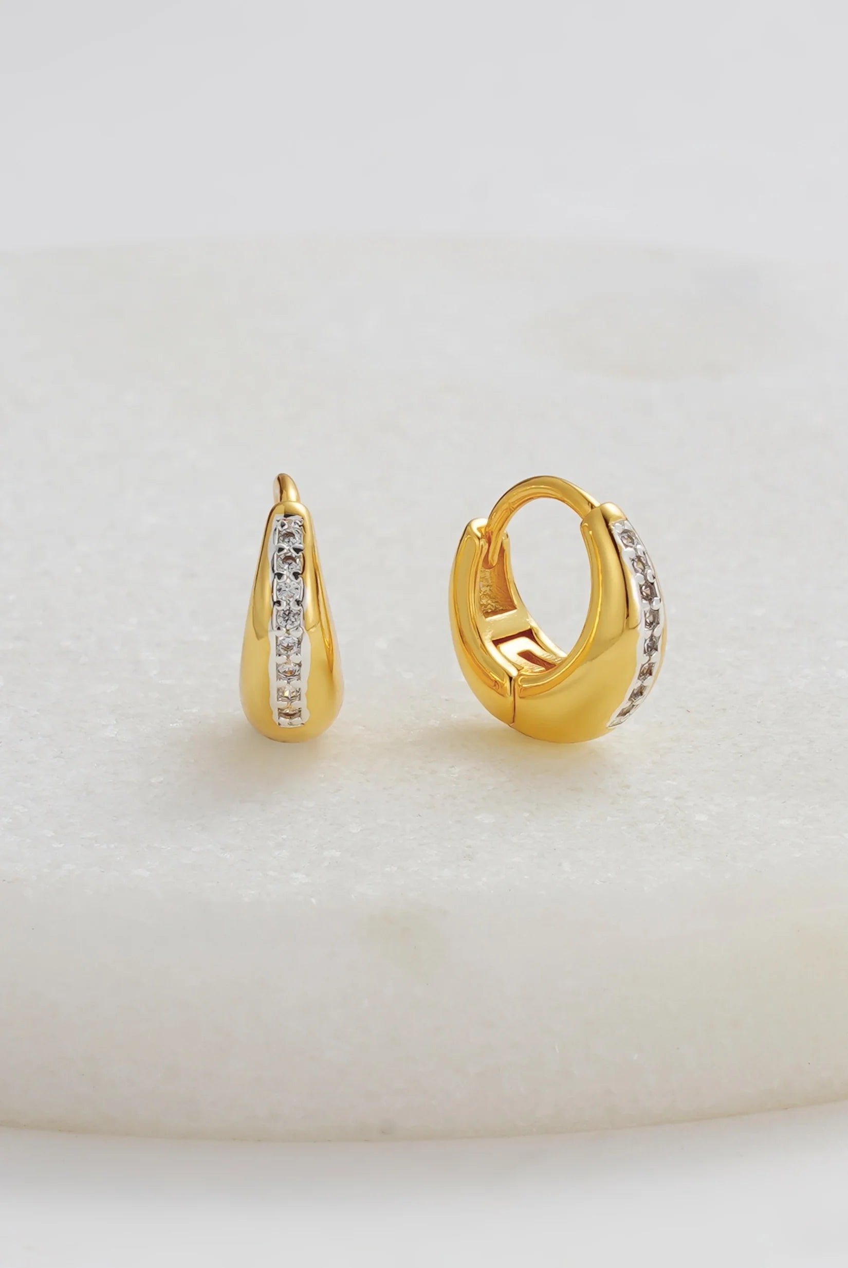 Zafino Hayley Huggie Earrings