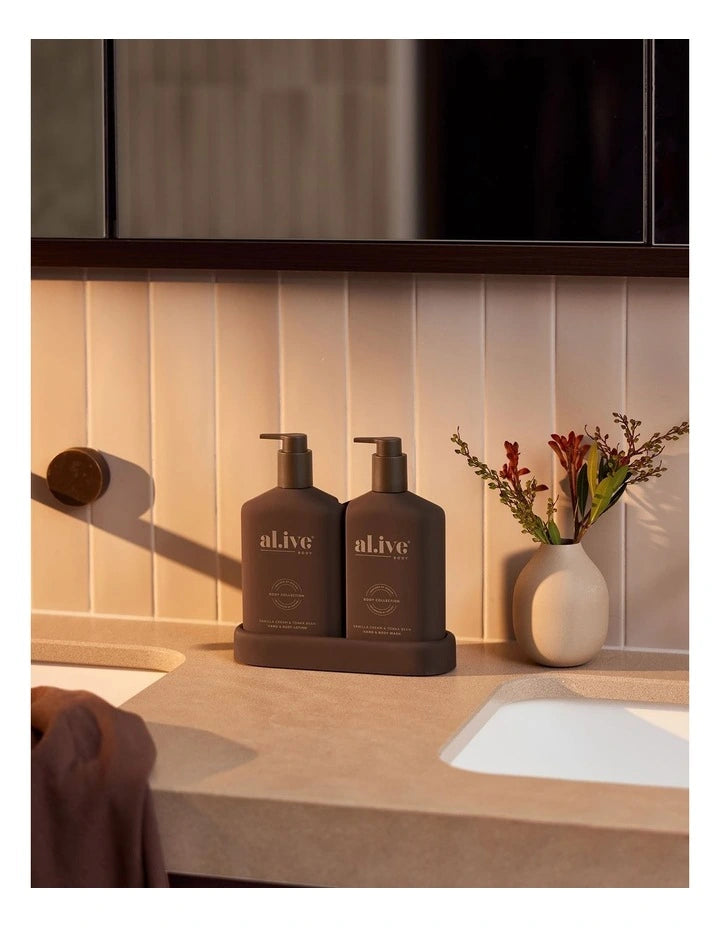 Al.ive Vanilla Cream & Tonka Bean Hand & Lotion Duo