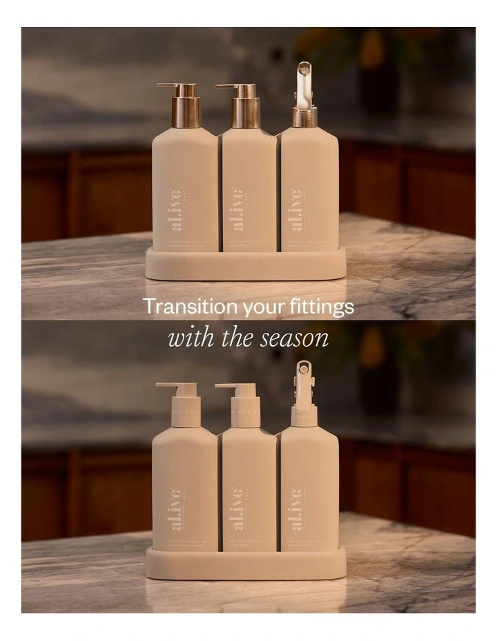 Al.ive Body Stone Kitchen Trio Bronze Edition Lemon & Pomegranate + Watermelon & Lime