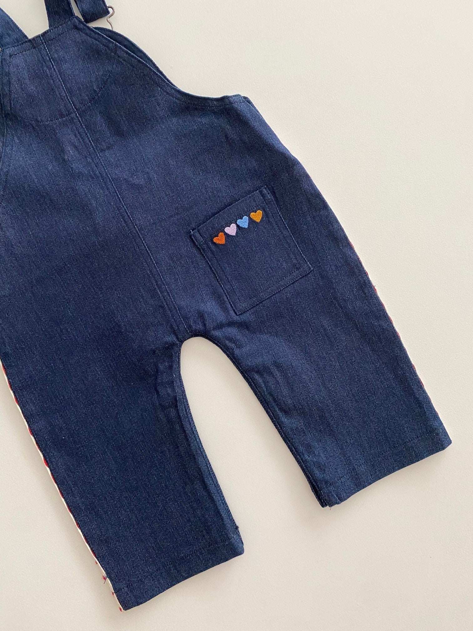 Kapow Kids Denim Love Overalls