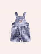 Huxbaby Check Short Overalls