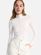 Ena Pelly Freya Long Sleeve Top Vintage White