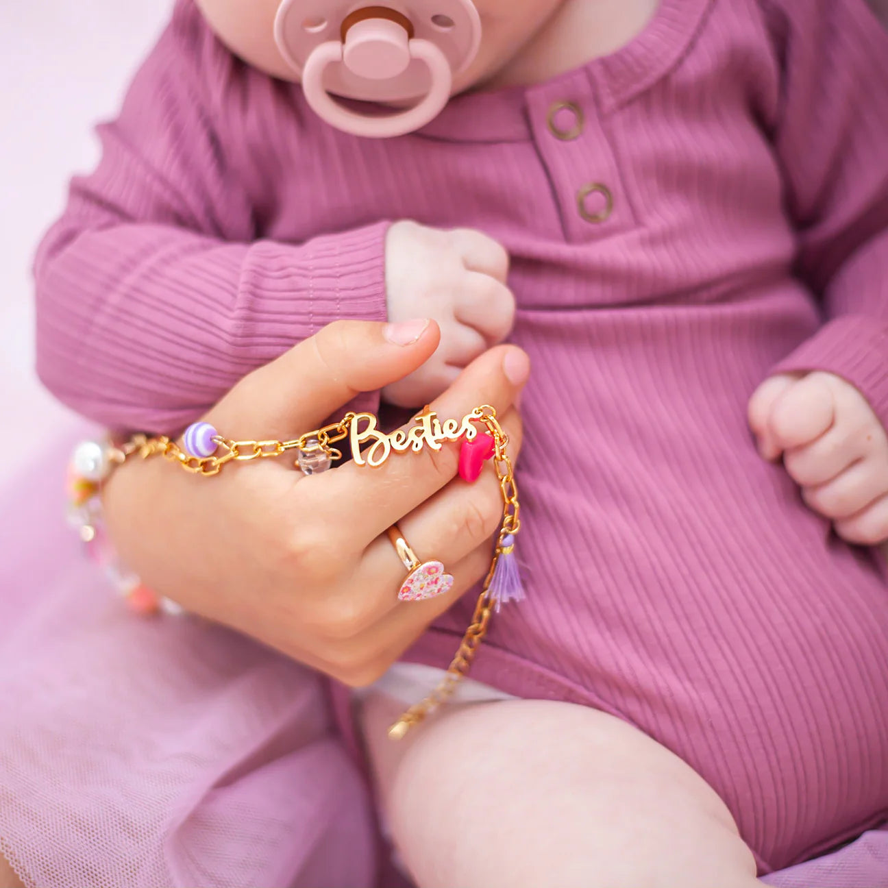 Lauren Hinkley Petite Fleur Bestie Charm Bracelet