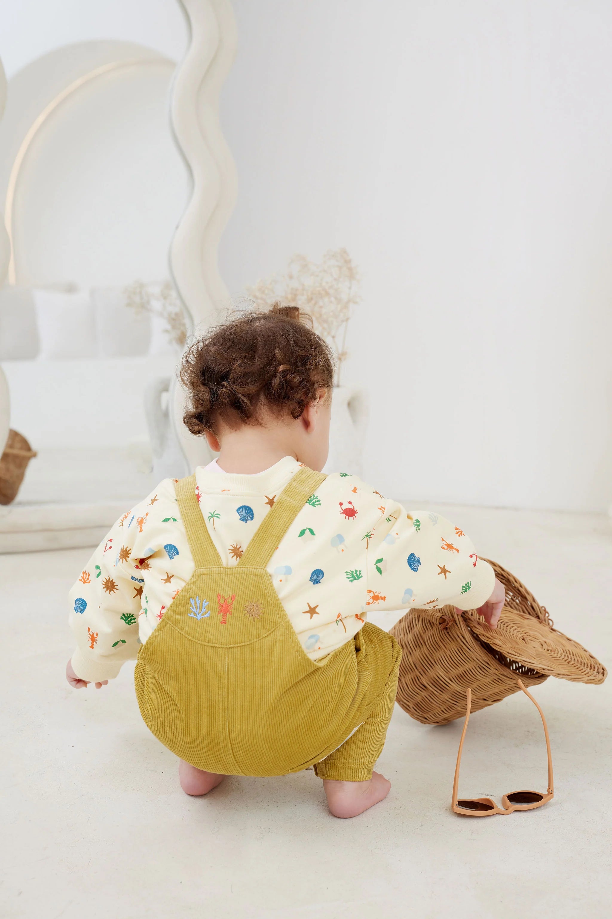 Kapow Kids Sunshine Corduroy Overalls