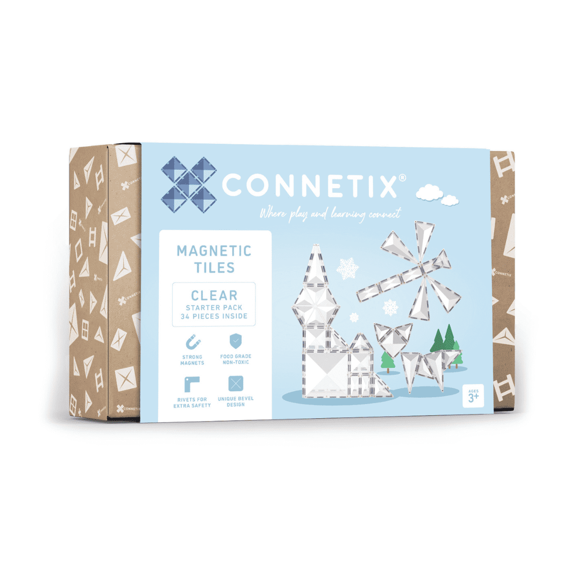 Connetix Clear Starter Pack 34pc