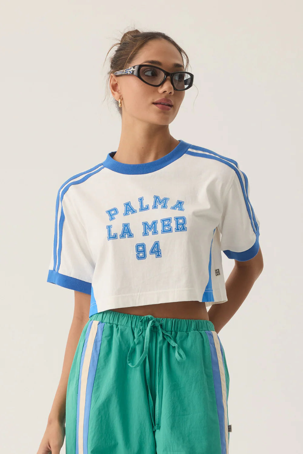 Araminta James Palma Cropped Tee Snow