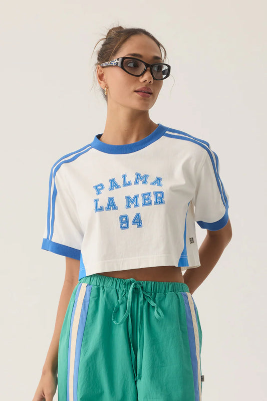 Araminta James Palma Cropped Tee Snow