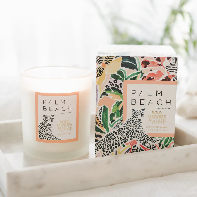 Palm Beach Wild Flowers & Vetiver 420g Standard Candle