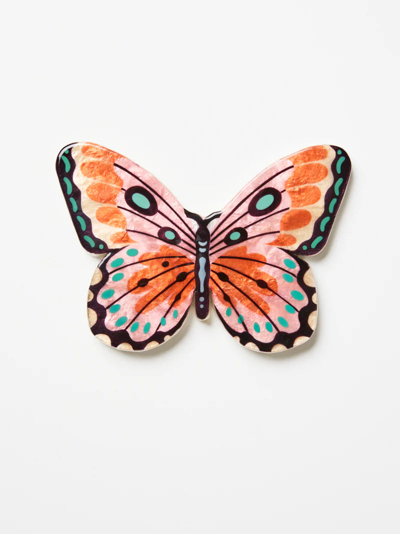 Jones & Co Canopy Butterfly Pink Wall Art