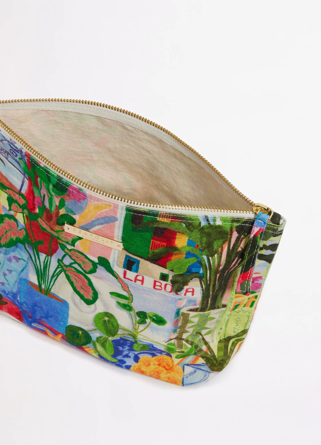 Seafolly La Boca Zip Top Pouch Bag