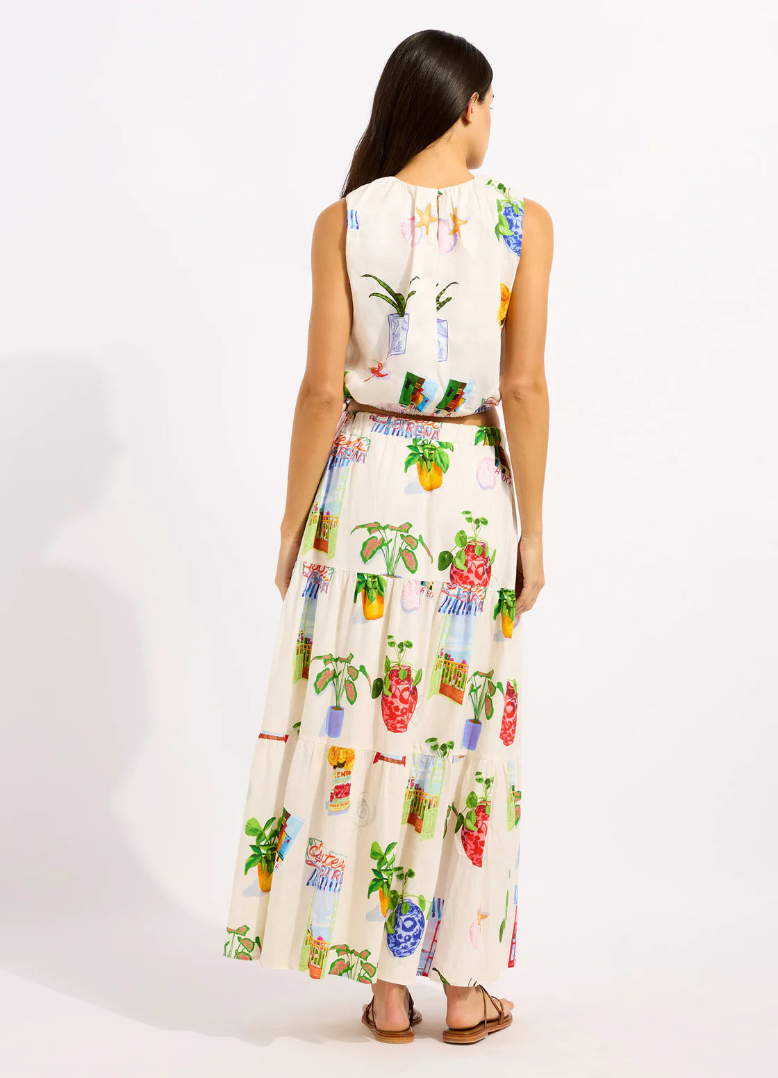 Seafolly La Boca Drawcord Waist Top