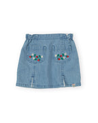 Goldie + Ace Wild Strawberry Chambray Skirt