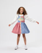 Goldie + Ace Laura Puff Sleeve Collar Long Sleeve Top