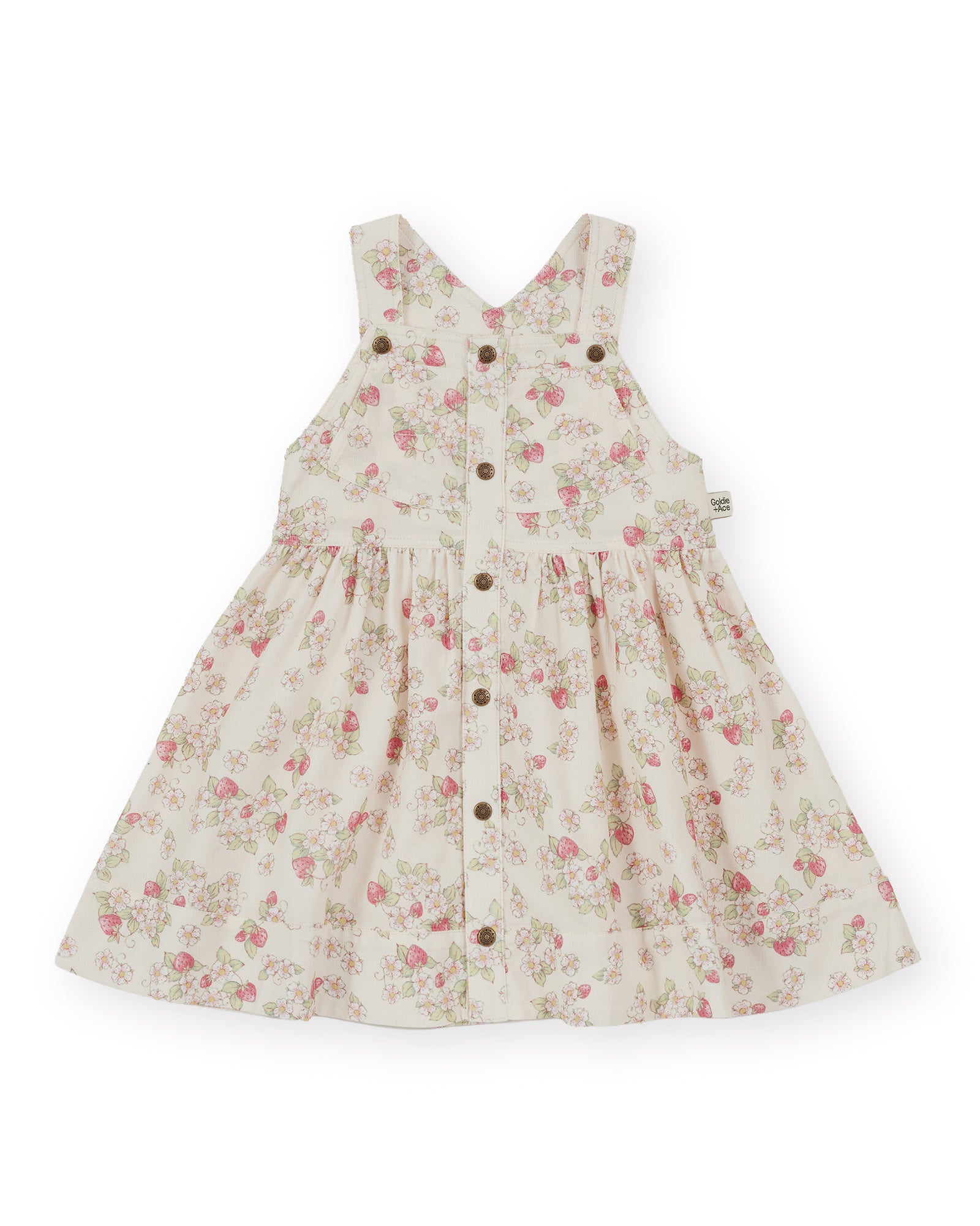 Golide + Ace Strawberry Fields Pinafore Dress