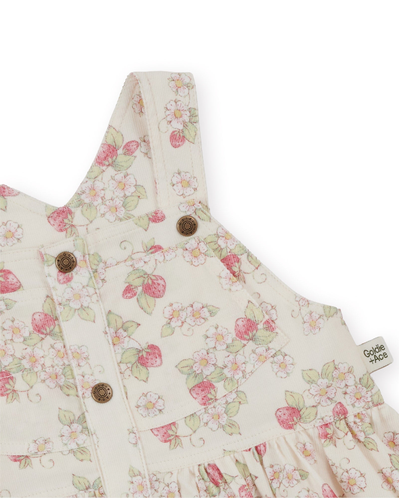 Golide + Ace Strawberry Fields Pinafore Dress