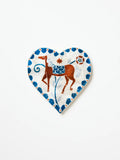 Jones & Co Paloma Heart White Horse
