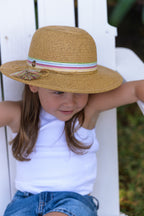 Sundaíse Danica Hat Coloured Stripes with Tassel 3-6Y