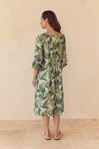 Tirelli Curve Seam Print Dress