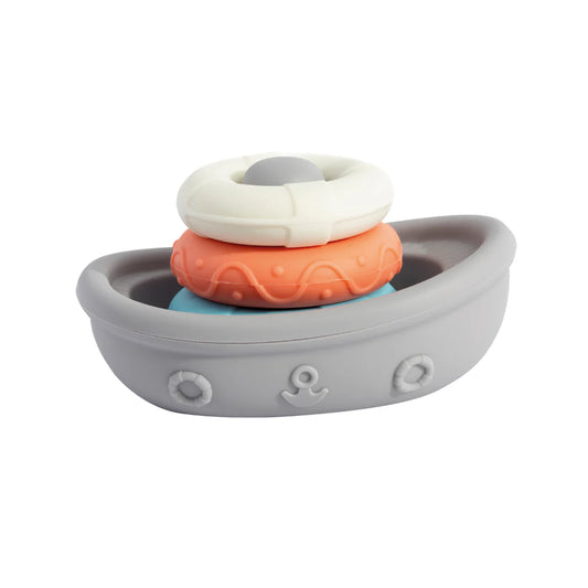 Playground Silicone Stacking Boat with Rings