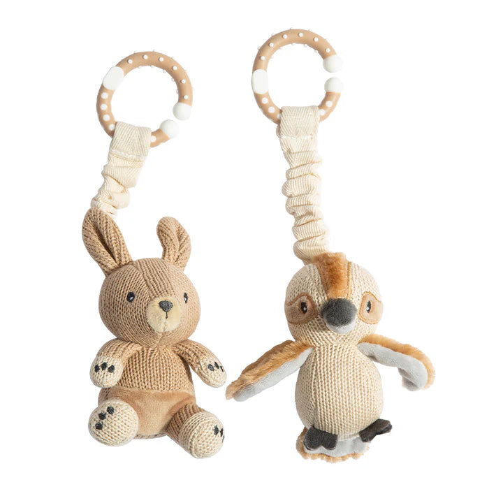 Living Textiles 2pk Stroller Toy - Assorted